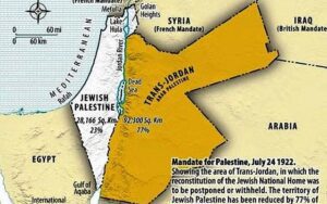 Map of the partition of Trans Jordan 640x400 1