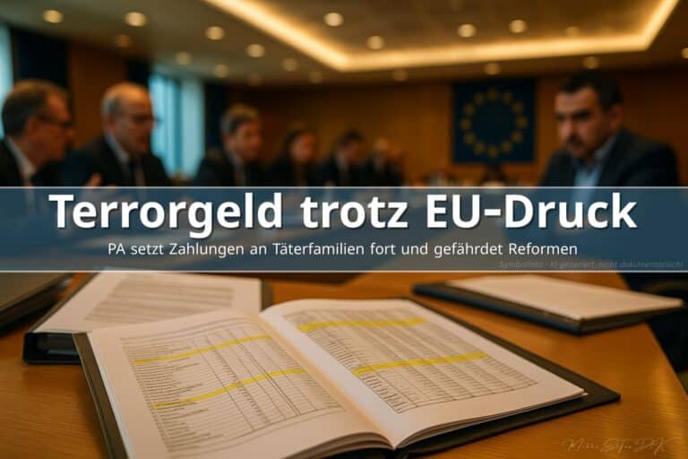 EU Diplomaten konfrontieren PA Vertreter mit Beweisen zu fortgesetzten Terrorzahlungen