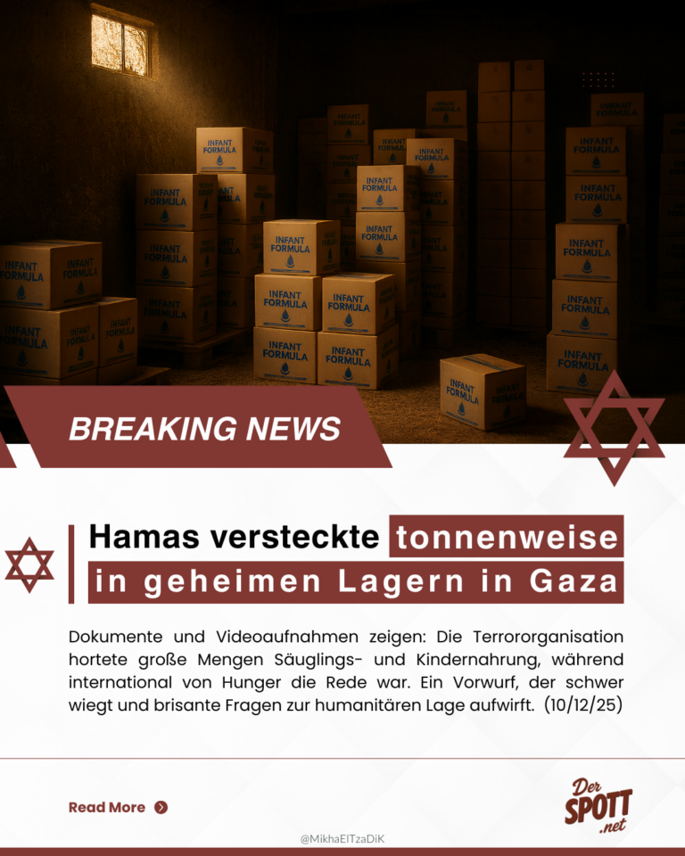 Symbolbild zu geheimen Lagern, in denen Hamas große Mengen Säuglings- und Kindernahrung zurückgehalten haben soll
