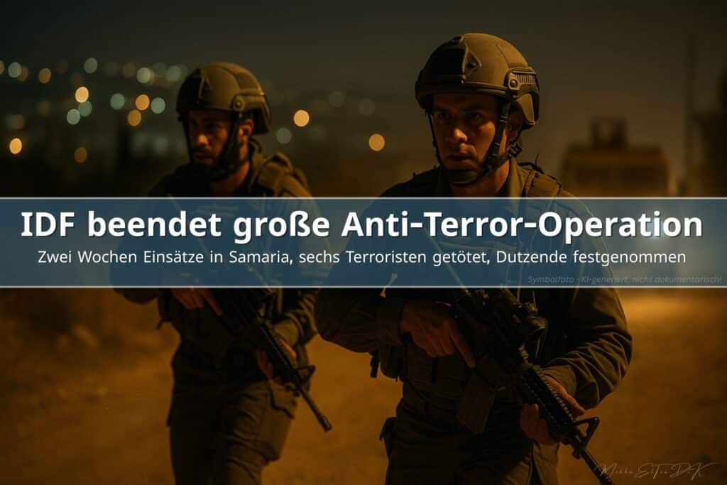 IDF-Soldaten während nächtlicher Anti-Terror-Operation in Samaria