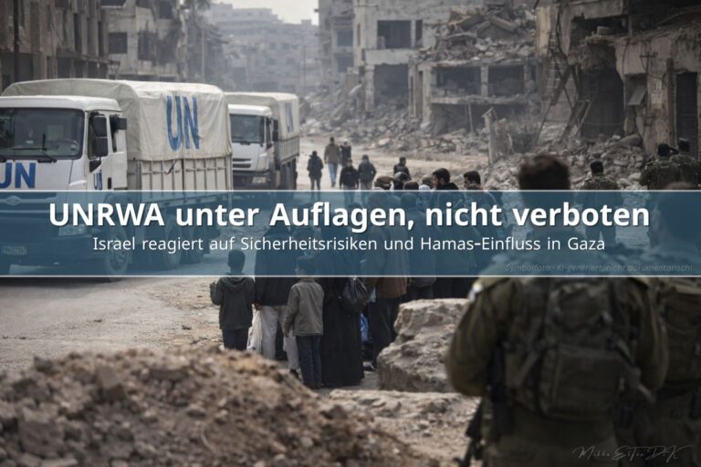 UNRWA Verbot in Israel: UN-Hilfskonvoi unter israelischer Sicherheitskontrolle im Gazastreifen